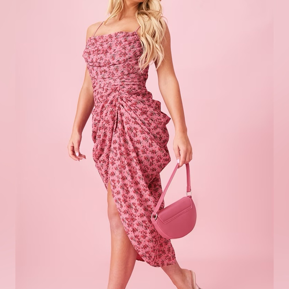 NWT PLT Pink Floral Dress